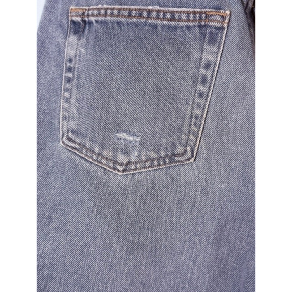 AG Adriano Goldschmied Kinsley High Rise Pop Crop Jeans 28R Lt Wash Distressed - Picture 13 of 16